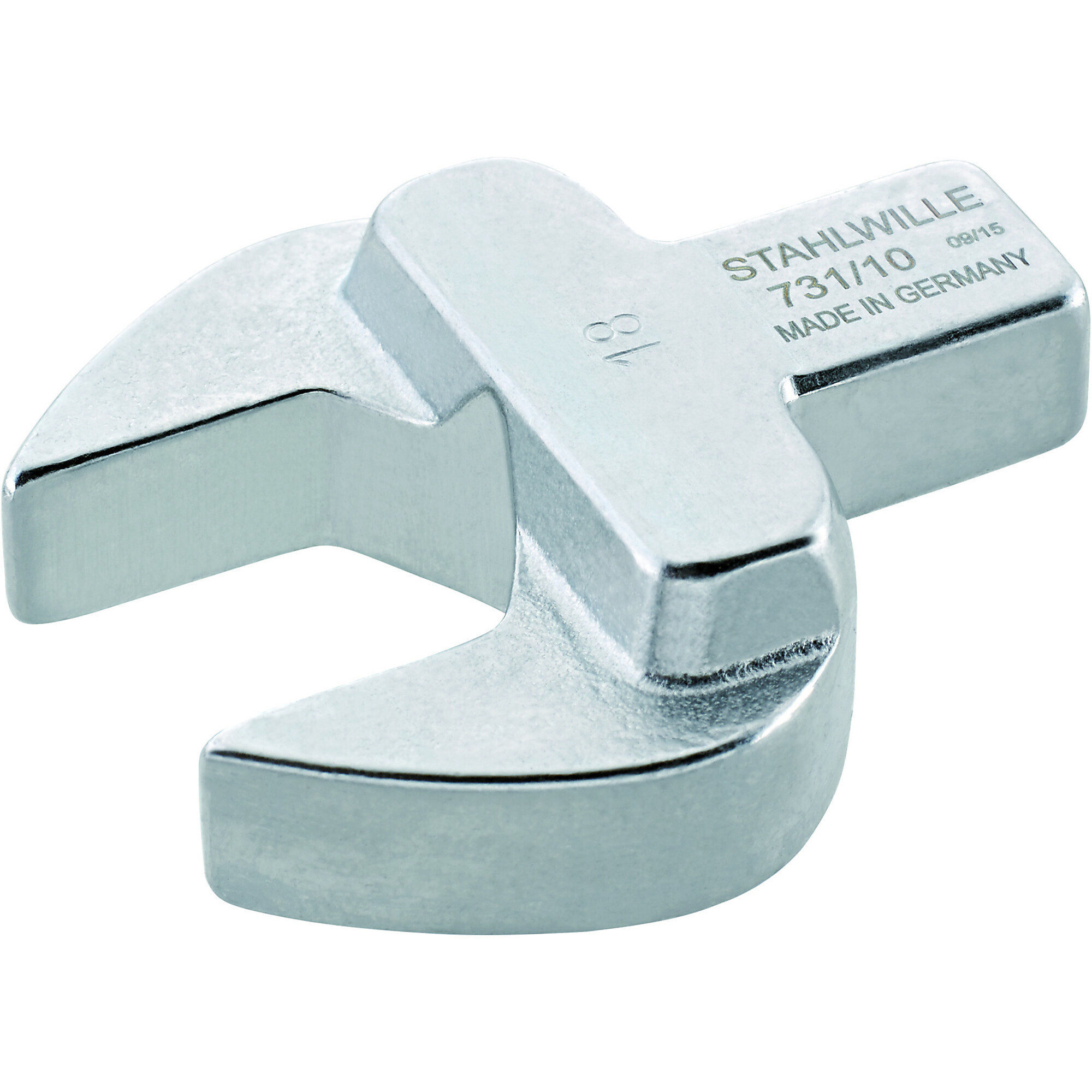 Stahlwille Open Ended Insert Tool — 9 x 12mm, For Torque Wrench, Chromium-Nickel Plating, Model# 731/10